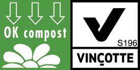 compost. I prodotti USOBIO sono tutti certificati dal marchio OK compost che garantisce la conformità alle norme europee per il packaging compostabile emanate nel 2002 (la direttiva EN 13432).