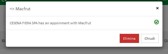 Quando l appuntamento viene confermato (e compare quindi in verde), riceverete un e-mail con i contatti del buyer 11.