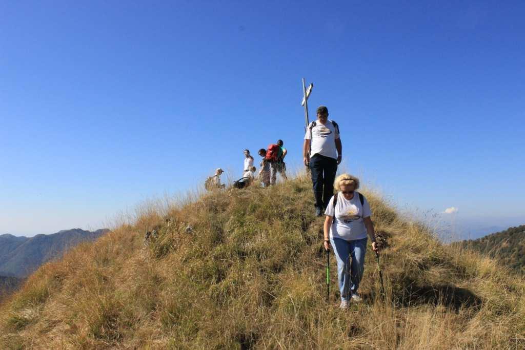 Croce di vetta (25' - 1122m).