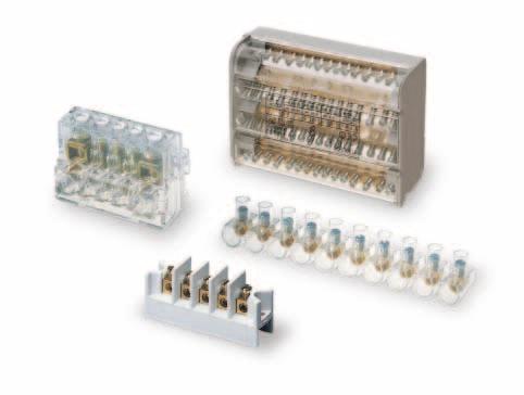 Industriale & Terziario Industrial & Tertiary 44 MS/MM/ME/MP MORSETTIERE PER DERIVAZIONE E CONNESSIONE