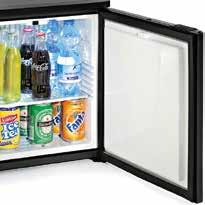 Shelves Specific for 40 and 60 litres models, they provide a better cold distribution inside the minibar cabinet.