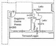 70 Montegranaro alta appartamento di recente costruzione in piccola palazzina composto da soggiorno con angolo cottura, due camere, bagno ed ampio terrazzo loggiato. 180.000 Tratt.