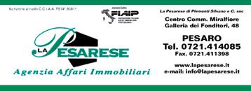 Edizione Pesaro - 4 Luglio 2016 Il quindicinale di Informazione Immobiliare PESARO E DINTORNI 7 OCCASIONE DELLA SETTIMANA!!!!! 105.
