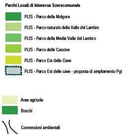 Una fascia continua di spazi aperti intorno alla città di Cernusco.