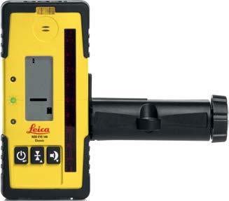 Leica Rod Eye Il completamento perfetto per il laser Leica Rugby Leica Rod Eye Basic Segnale LCD: due chiari display nella parte anteriore e posteriore del ricevitore Segnale audio: due impostazioni,