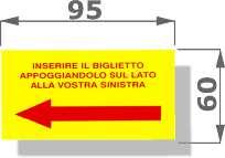 . Mm0x25 8 68.055 ADESIVO "ATTENZIONE PULIRE QUESTA ZONA.. Mm60x25 68.