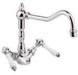 17 Miscelatore per lavello reclinabile c/leva laterale Reclinable mixer for sink with side lever Art.