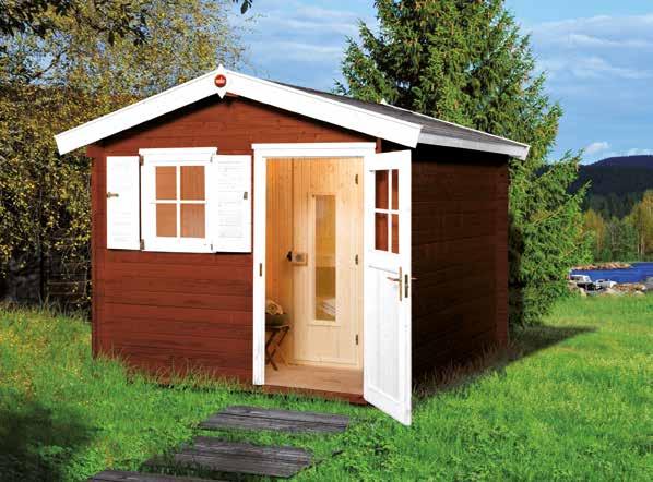 Casette per sauna Forno sauna incluso Tavole delle pareti spesse 28 Incl. sauna componibile di pregio Incluso Incl.