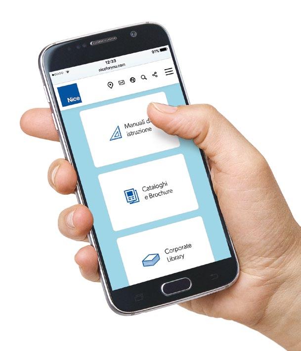 PIÙ SERVIZIO, PIÙ VICINI A TE Nice propone a te professionista una gamma completa di soluzioni progettate per valorizzare la tua offerta al cliente e per semplificare il lavoro di installazione e
