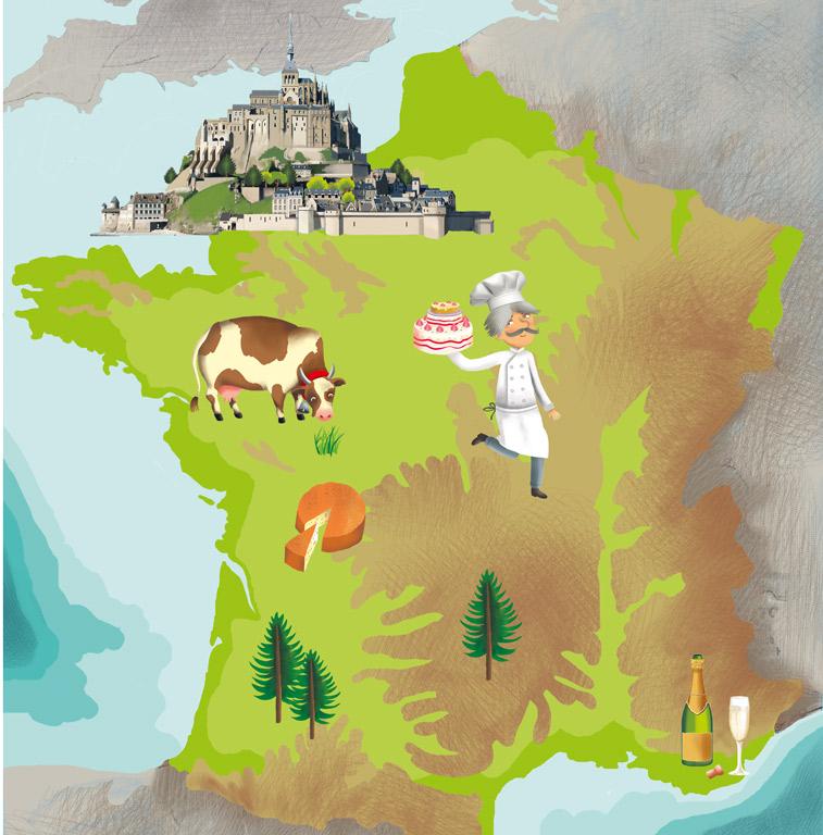 2017 - MAPPA FRANCIA Mappa della Francia, Inedito 2017 Pubblicata su: Inedito