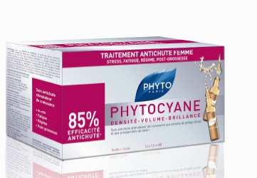 Linea Phyto PHYTOCYANE SHAMPOO Shampoo ridensificante Caduta dei capelli DONNA Alleato prezioso e complementare delle fiale anticaduta ridensificanti PHYTOCYANE,