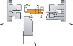 010 Utensili maschio e femmina a coltelli reversibili Z / Z6 Nr. dei dentini Z Z 6 SK 088 SK 108 SK 087 SK 109 501 - Profilo - 502 Nr.