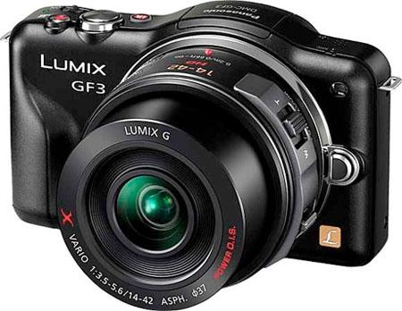 LUMIX GF3X Panasonic Lumix DMC-GF3: la micro 4:3 più "micro" di tutte Fotocamera a ottiche intercambiabili con tante funzioni e così piccola da non sembrare quasi vera.