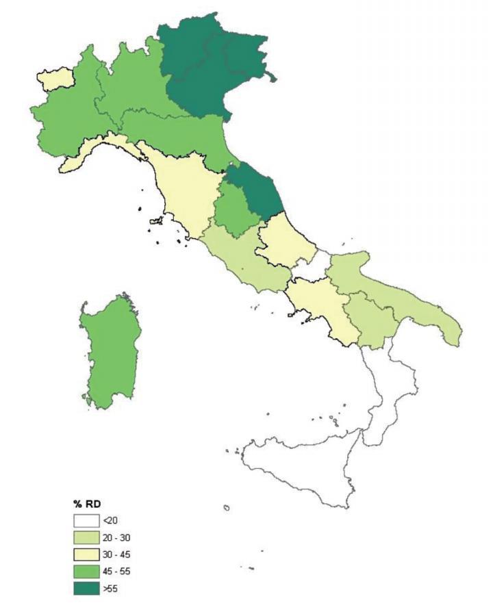 Italia paese di best practice Nonostante le disomogeneità territoriali, l Italia presenta a