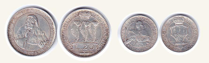 646 (Monete del Regno d Italia) 647 REGNO D ITALIA - Vittorio Emanuele III - Occupazione d Albania 1939-1943 - Serie completa di 8 valori anno 1939 - A. XVIII - P. 991/2/3/6/9/1002/5/7.