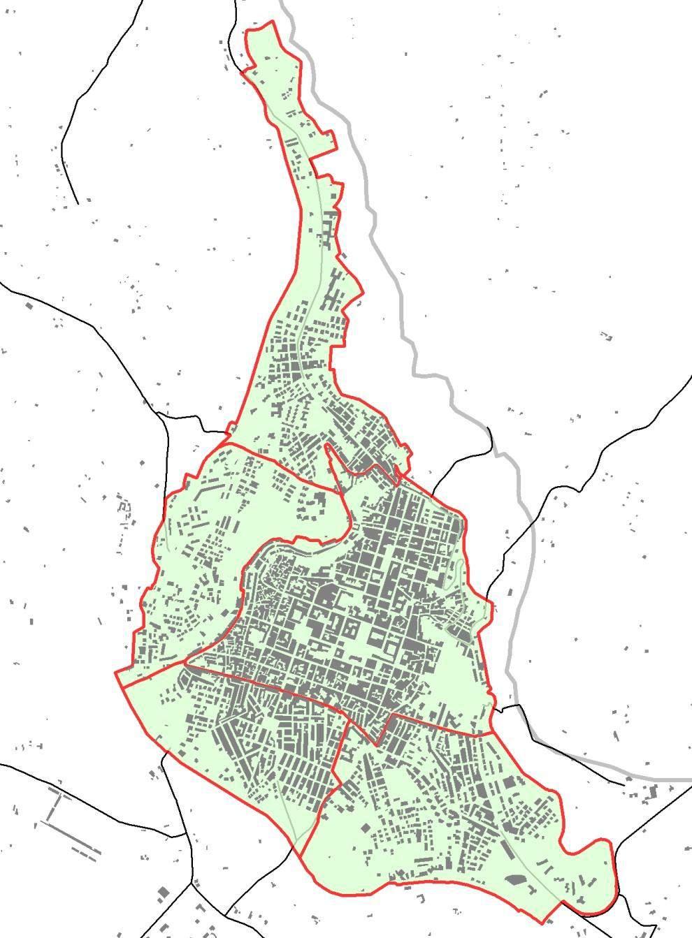 Lettura del territorio Il Capoluogo Articolazione delle unità di