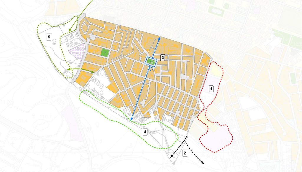 Prime ipotesi progettuali Qualità urbana: Noto Sud