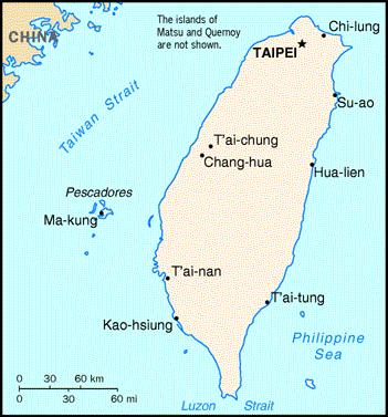 TAIWAN Informazioni Generali Nome ufficiale: Repubblica di Cina Superficie: 36.