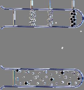 Centrifugazione isopicnica con A gradiente Z Campo centrifugo Particelle