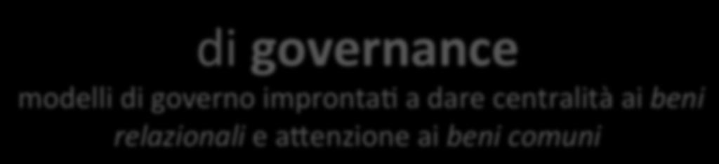 di governance modelli di governo impronta.