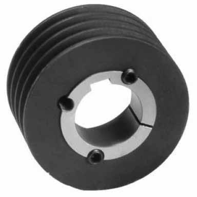 PULEGGE A GOLE TRAPEZOIDALI PER BUSSOLA CONICA V-BELTS PULLEYS FOR TAPER BUSH Descrizione e caratteristiche - Description and features Le pulegge per cinghie trapezoidali sono costruite secondo le