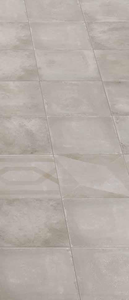 gres porcellanato porcelain stoneware feinsteinzeug grès cérame 20x20 ANTRACITE CEMENTO CALCE FANGO Il gusto retrò delle piastrelle di cemento con i loro decori.