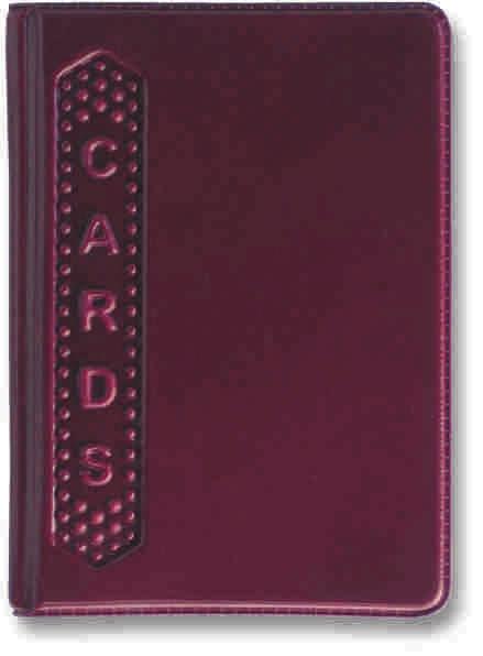 30 pz B300KR - Custodia cards 2 tasche con fac-simile - CRISTAL - F.to cm 9,5 x 6,4 - Conf.