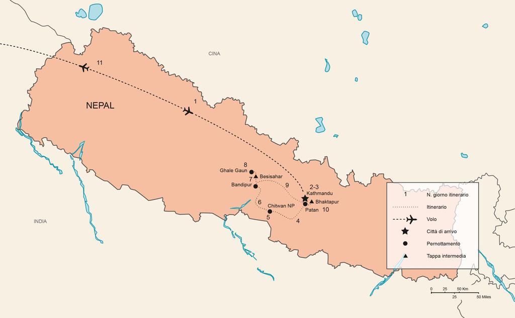 ITINERARIO Tour Nepal