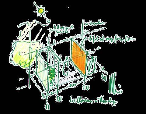 Materiali per l Archite.ura (6CFU) Prof. Alberto De Capua, coll. Arch. Valeria Ciulla MpA 12 PARTIZIONI INTERNE Verticali Orizzontali Inclinate Una cella in uno schizzo di Renzo Piano.