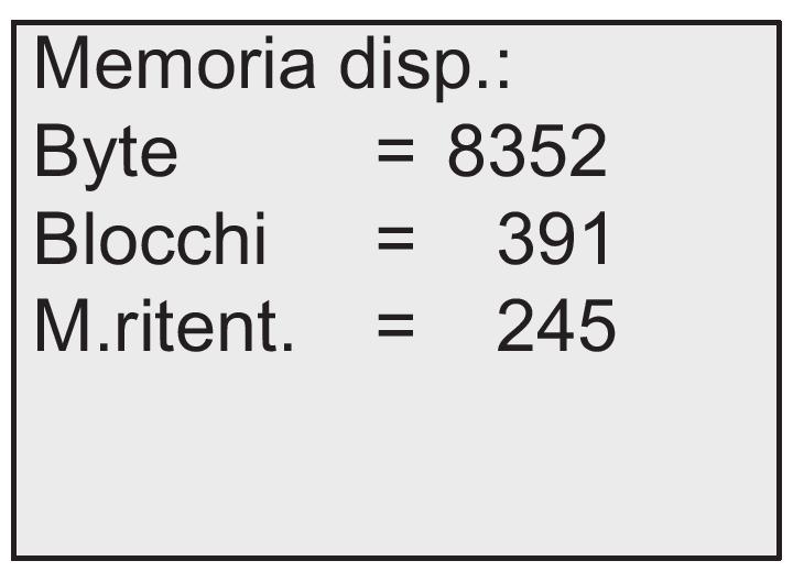 Limiti dello spazio di memoria in 8500 400 250 Ancora disponibili in 8424 394 244 *: configurata a ritenzione. Il programma di comando è quindi compatibile con le risorse di.