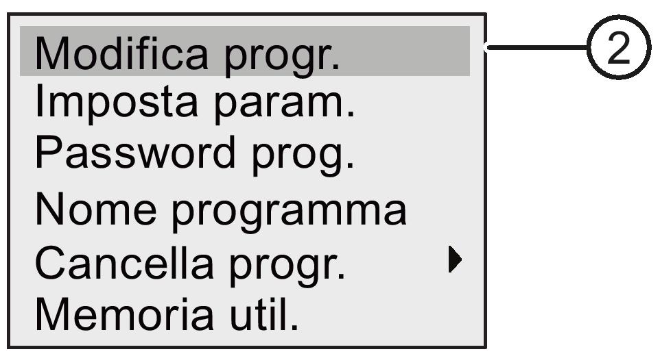 Un blocco UDF è quindi un programma di comando preconfigurato creato dall'utente. Lo si può aggiungere a un programma di comando preesistente come un normale blocco funzionale.