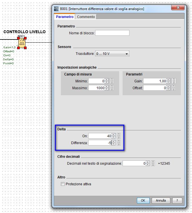 Figura 25 Per completare l applicazione, è stata inserita anche la funzione di allarme, che avvisa l utente quando il livello nel serbatoio scende