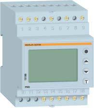Multimetro PM9 CEI E 61010 tipo largh. cod. in passi PM9 non comunicante 8 15196 Utilizzare TA con secondario 5A.