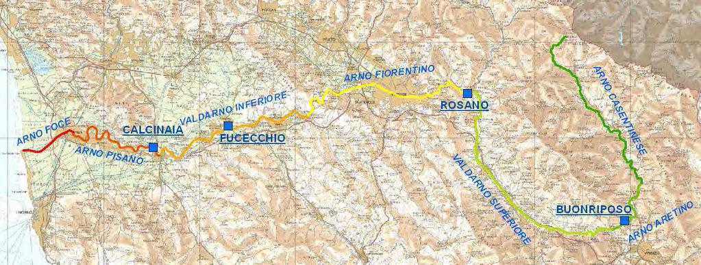 Estate 2015 Monitoraggio fiume Arno 3-9 agosto 2015 Localizzazione dei sopralluoghi Arpat, in corrispondenza delle 4 sonde multiparametriche Statistiche aggiornate 2007 2014 Zona Indicatore Valore