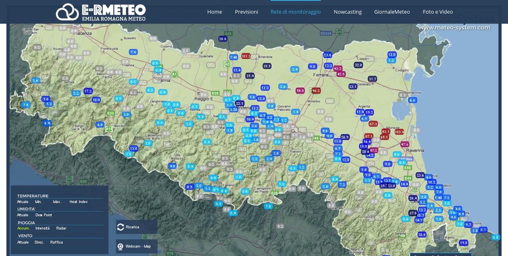 Figura 9: Cumulata di precipitazione dalle 22 UTC del