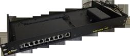 Switche PoE per telecamere IP RACK 19 con alimentatore Serie RS 230VAC RJ-45 DMI Prodotto del campione: RS94 Telecamere IP PoE Data + Power (48VDC) RJ-45 LAN 10/100 Mbps K1 PoE K2 PoE K3 PoE K4 PoE