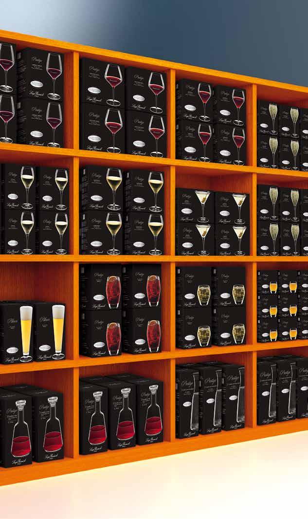 Prestige Una collezione ampia e completa di calici e bicchieri dal design professionale adatti alla casa collezioni calici, vino e altro.