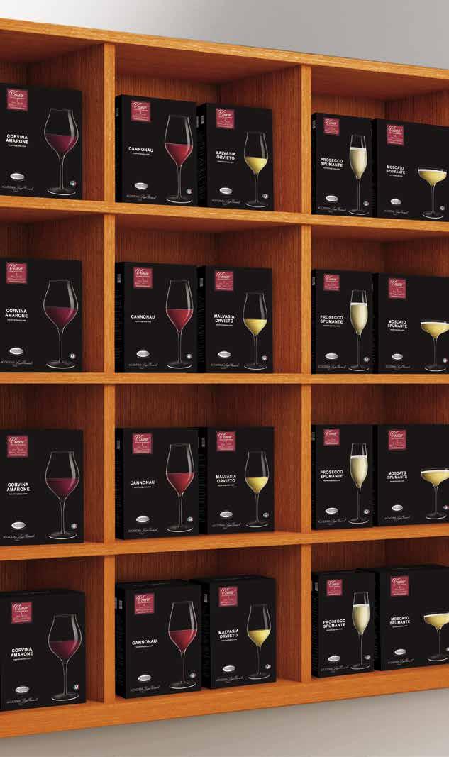 Vinea Taste the Difference collezioni calici, vino e altro.