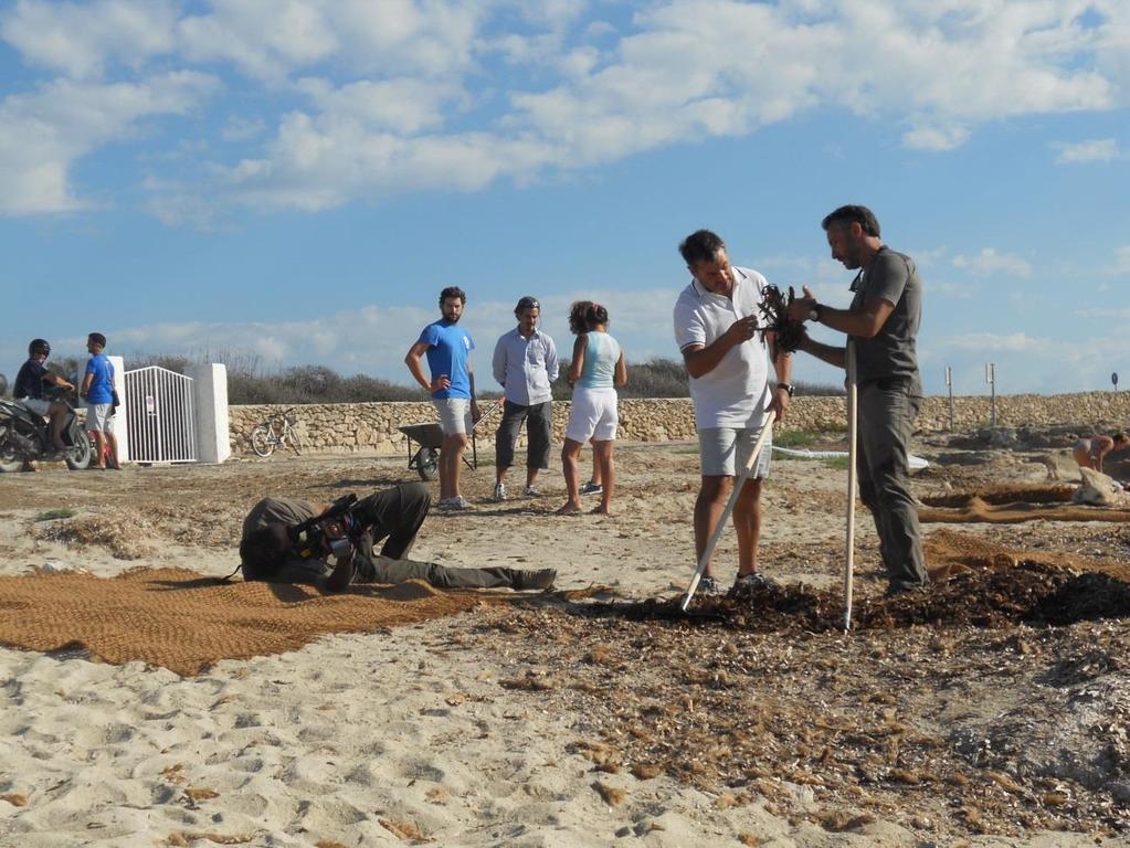 Il direttore dell AMP Stefano Donati ed il conduttore Vincenzo Venuto durante le riprese della trasmissione LIFE uomo natura Il