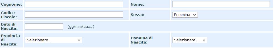 Indicare se il beneficiario è persona fisica o persona giuridica (menu a tendina posto in alto a sinistra sotto la dicitura indicare il tipo di beneficiario ) 7) Se si vogliono indicare come