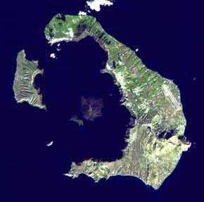 Isola di Santorini Intorno al 1600 a.c.