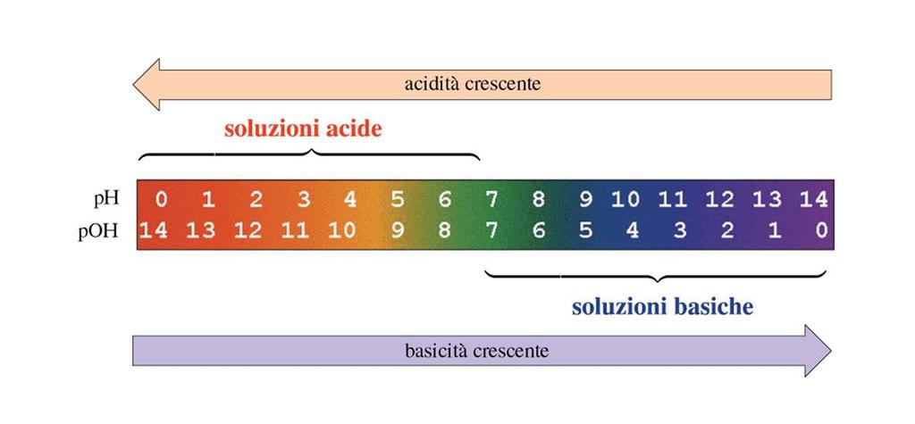 ph e poh sono collegati fra loro mediante la costante di equilibrio per l autoprotolisi dell acqua: Kw =