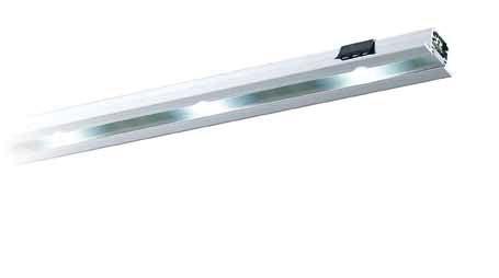 residential walk system LED 03 incasso recessed alluminio anodizzato anodized aluminum retail & Sistema di illuminazione a LED da incasso per interni.