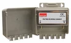 41976/LTE Filtri LTE Centralino Centralino 2 Ingressi VHF/UHF 16-36dB UHF: 118 dbµv - VHF: 115 dbµv 85-230VAC / 50Hz cod.