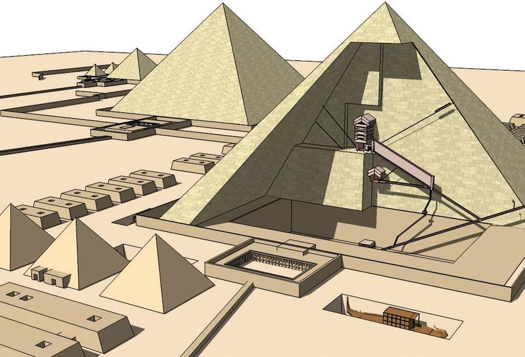 Le piramidi La sfinge è un animale mitologico con corpo di leone e testa umana. La Sfinge di El-Gizah è posta a guardia del complesso funerario.