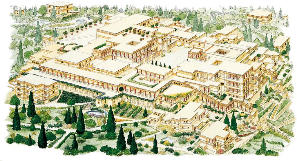 L ARTE CRETESE Le città-palazzo La civiltà cretese è detta anche minoica, dal nome del mitico re Minosse.