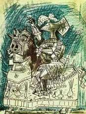 Drawing by Pablo Picasso IL CAVALIERE INESISTENTE 12 capitoli 4 nuclei