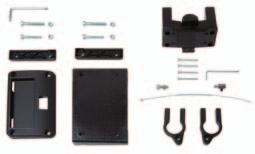 Parts for fastening the basket to standard handlebars with 25mm to 22mm diam. 3200.