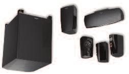 Sistemi Home Theater - Serie ProCinema ProCinema 400 Sistema Home Theater 5.1 composto da: (4) ProMonitor 400 (1 Mid BDSS da 8.89 cm, 1 radiatore passivo da 8.89 cm, 1 Tweeter a cupola da 1.