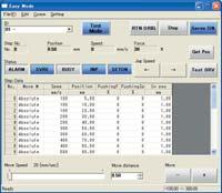 Tipo programmabile Serie LECP/LEC Facile impostazione <Utilizzo di un PC> Software di programmazione controllore È possibile impostare ed eseguire su un'unica schermata i punti di posizionamento, il